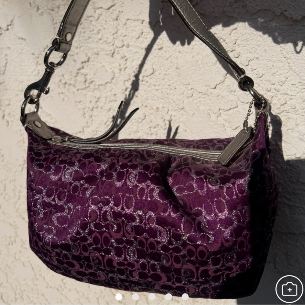 Purple rare coach bag